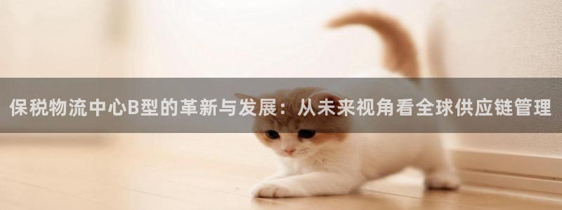 豪门国际龙虎：保税物流中心B型的革新